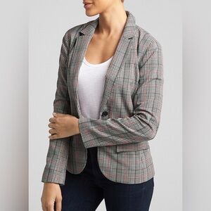 GAP Classic Plaid Blazer